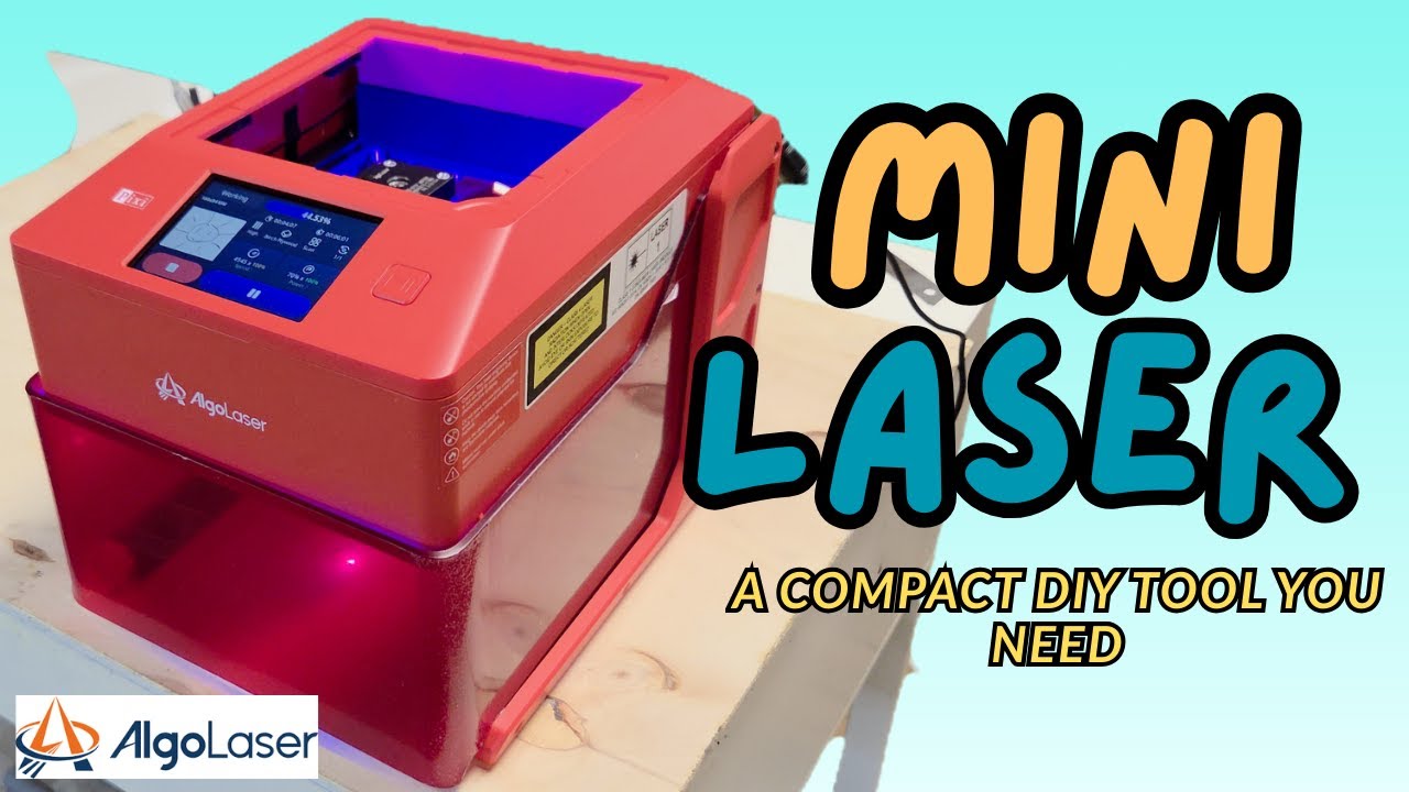 The Most Compact Laser engraver for DIY projects - AlgoLaser Pixi 10W