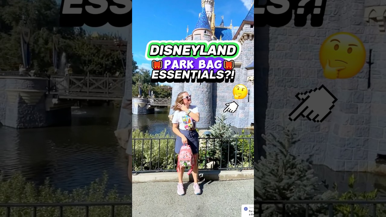 Что в моей сумке для похода в Диснейленд?! 🤔🎒 (Необходимые вещи Disney и советы по упаковке)