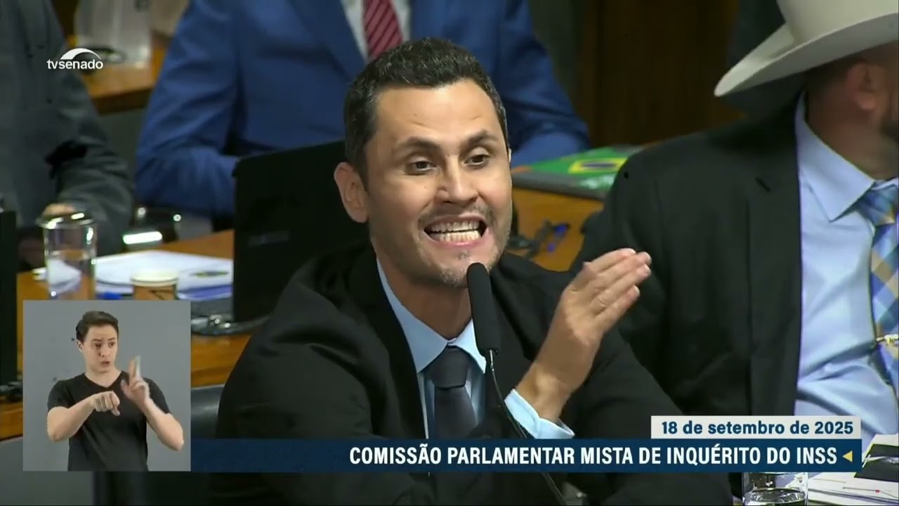 Senador Cleitinho bate boca na Cpmi do INSS com advogado Nelson Wilians 