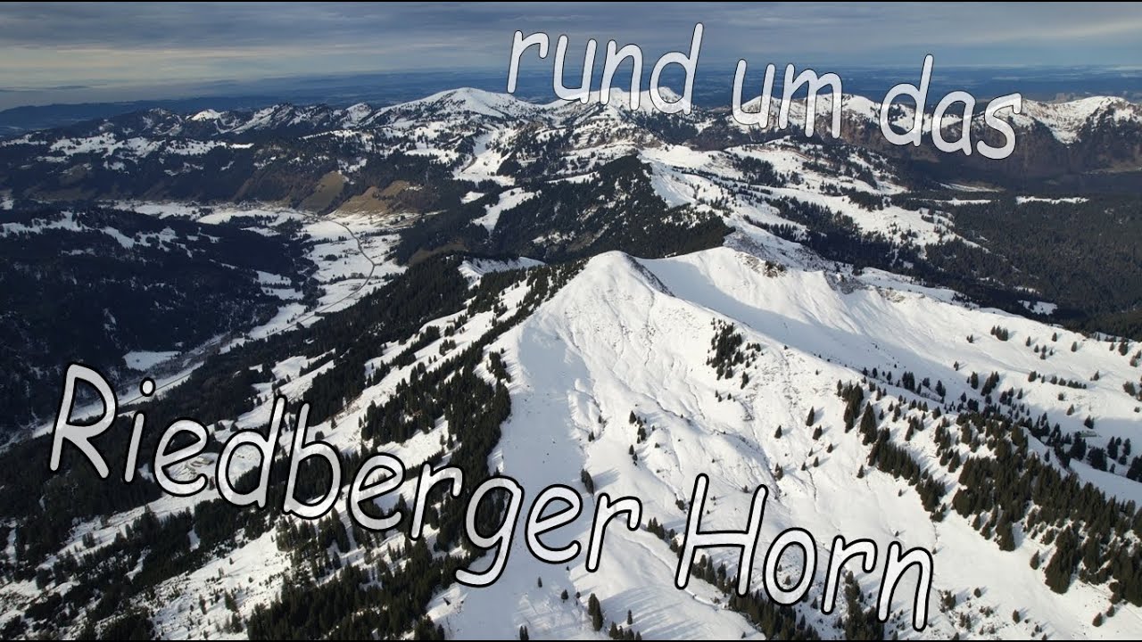 Mit der Drohne rund um das Riedberger Horn