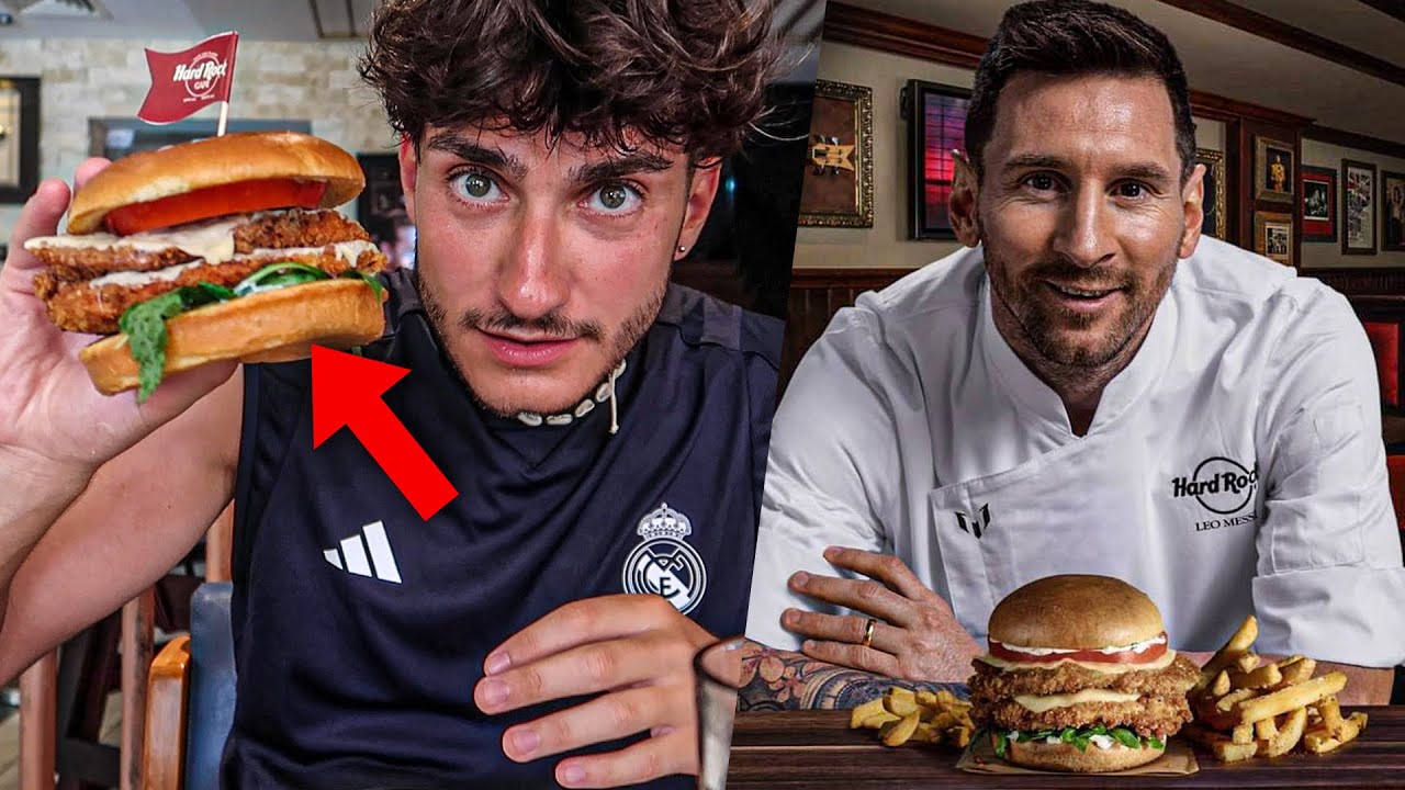 ICH TESTE den LIONEL MESSI BURGER...