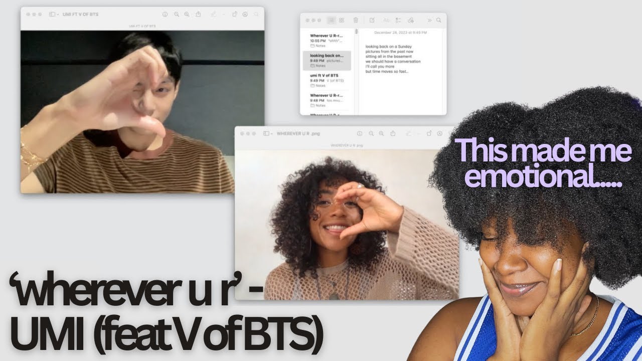UMI (feat V of BTS) - 'wherever u r' made me so emotional?