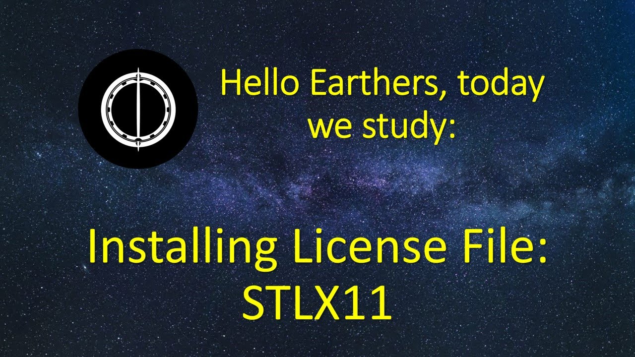 Activating STK License File for STLX11