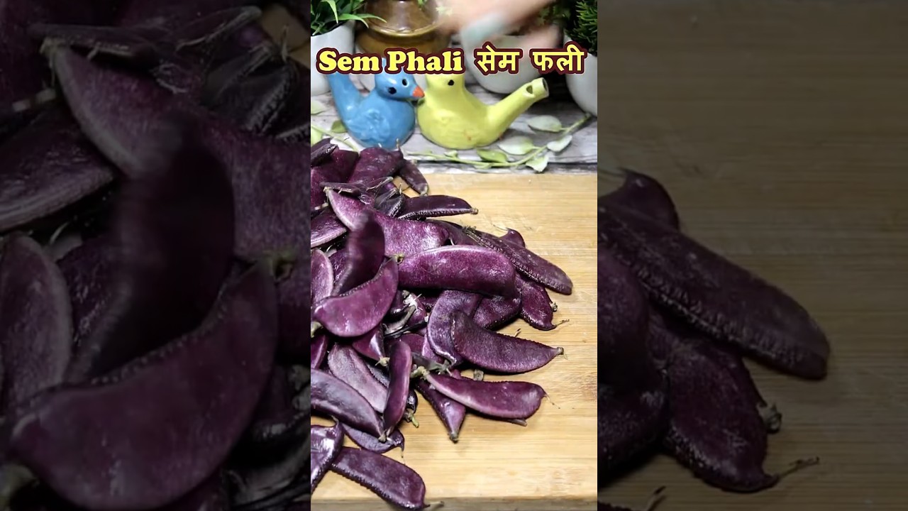 Sem Phali Ki Sabzi Recipe | Purple Hyacinth Beans Sabji | Winter Special