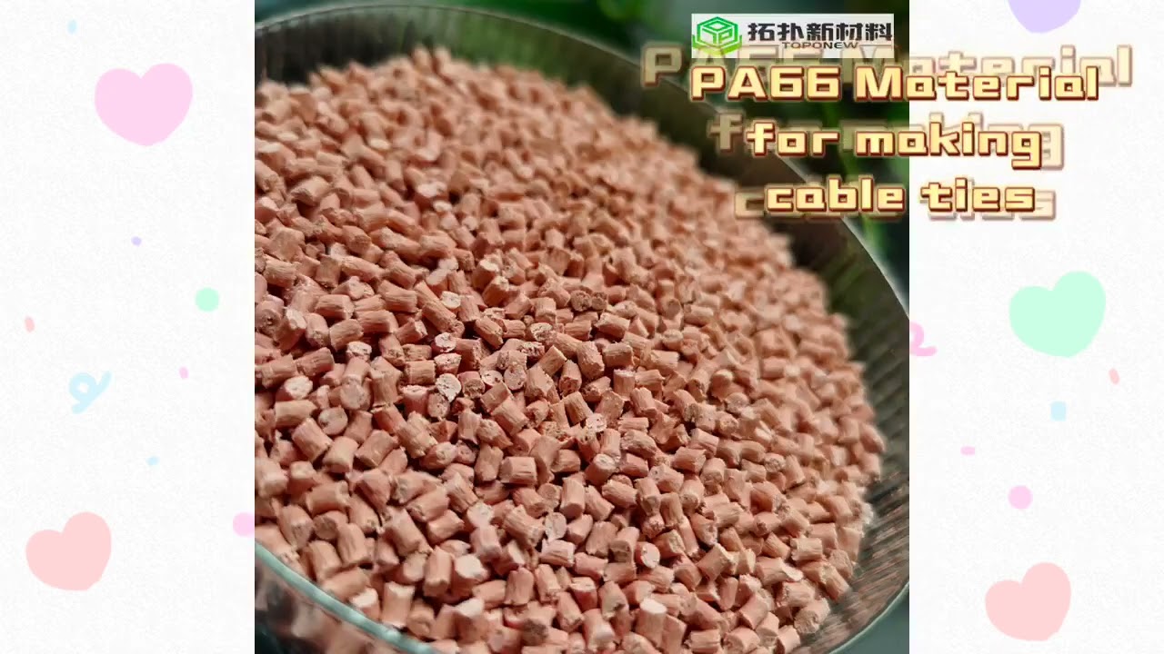PA66 CABLE TIES PLASTIC MATERIALS