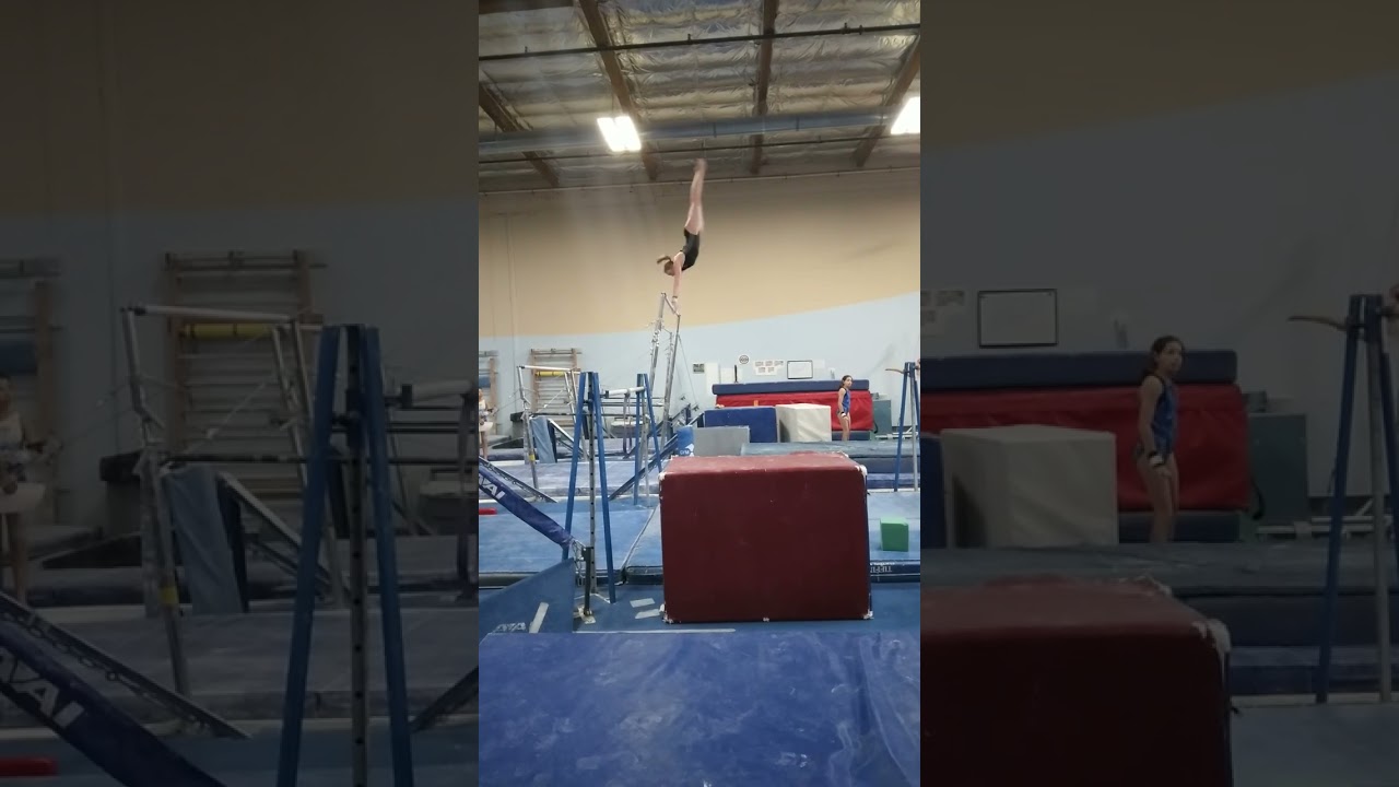 Stuck Blind Full Double Back Dismount!!