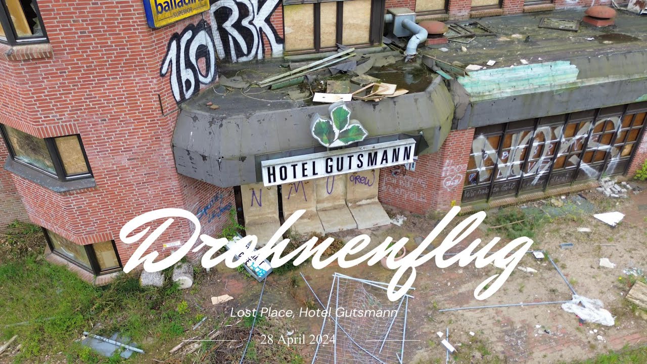 Drohnenflug über Bad Bramstedt - „Lost Place“ Hotel Gutsmann