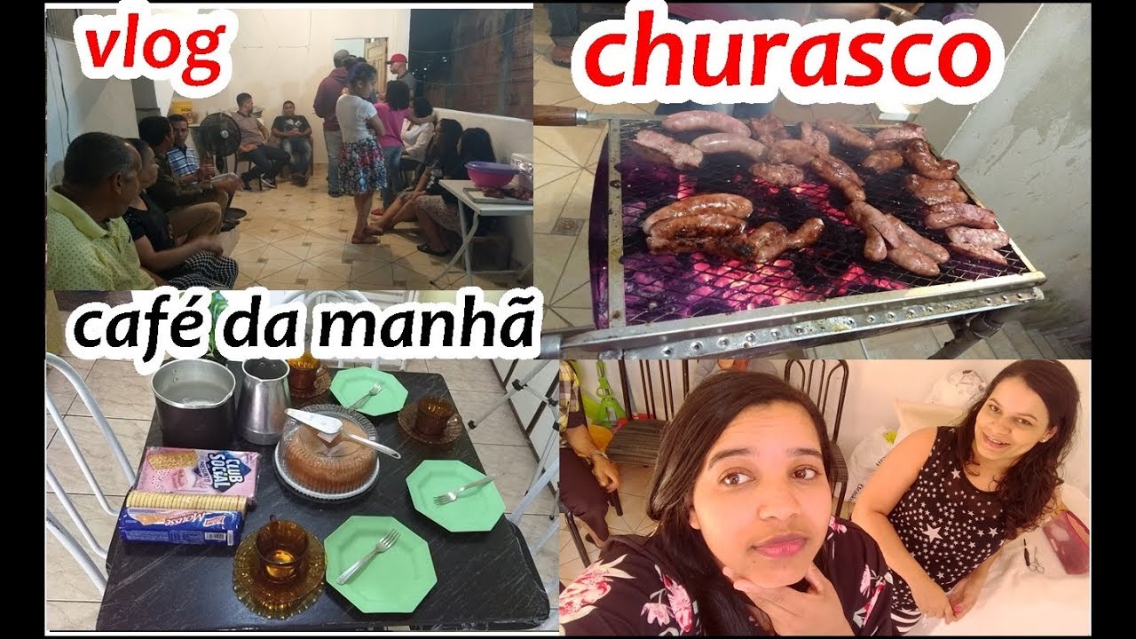 VLOG CHURRASCO EM FAMILIA + CAFÉ DA MANHÃ COM MEUS FI 😍, FIZ AS  SOMBRACELHAS CHEGAR  CHOREI 😭😭