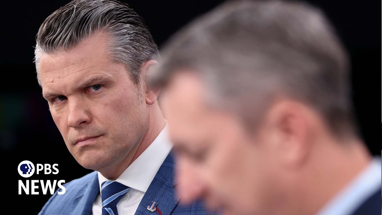 WATCH LIVE: Hegseth and Caine hold news conference
