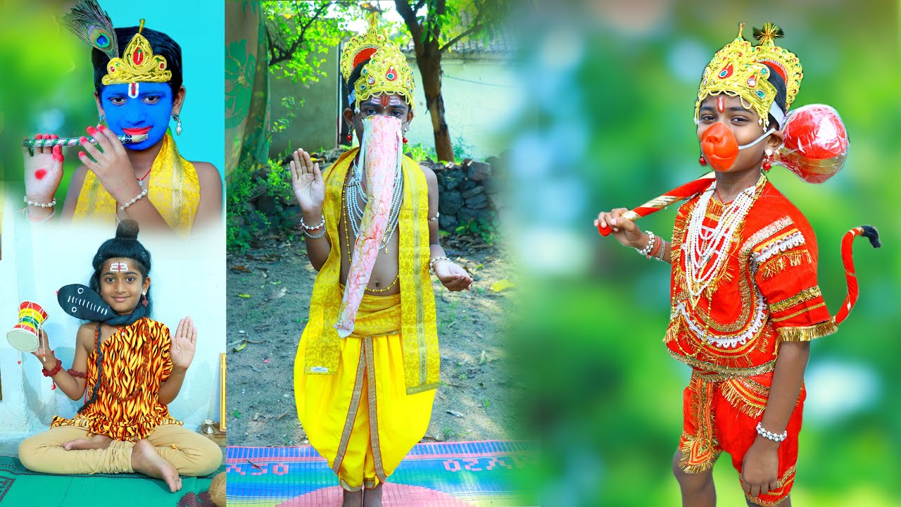 శివునిల కృష్ణునిల వినాయకునిల ఆంజన్న లాగా రెడీ చేస్తే | manu videos | telugu letest all atoz