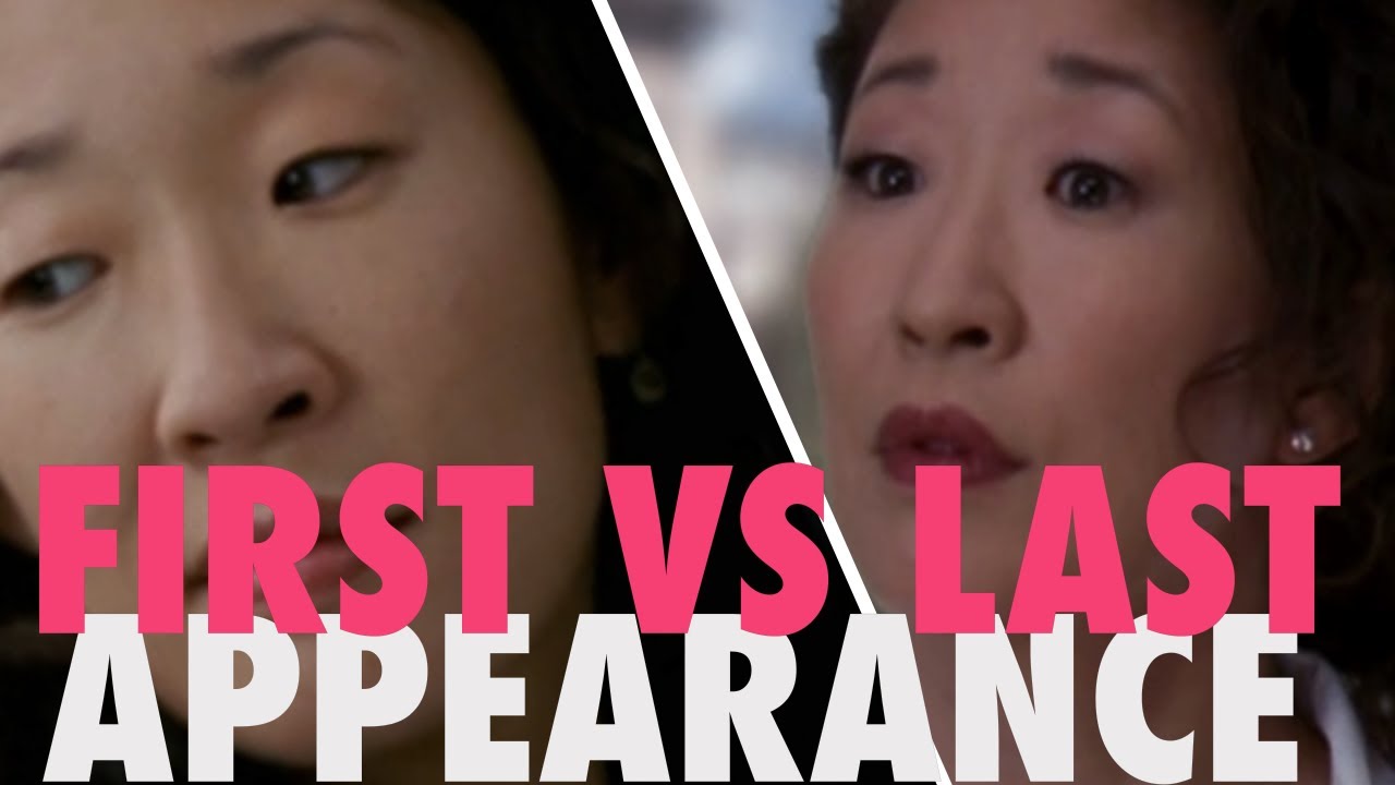Grey's Anatomy - Then and now 2021 (S.1 to S.16) - First and last appearance