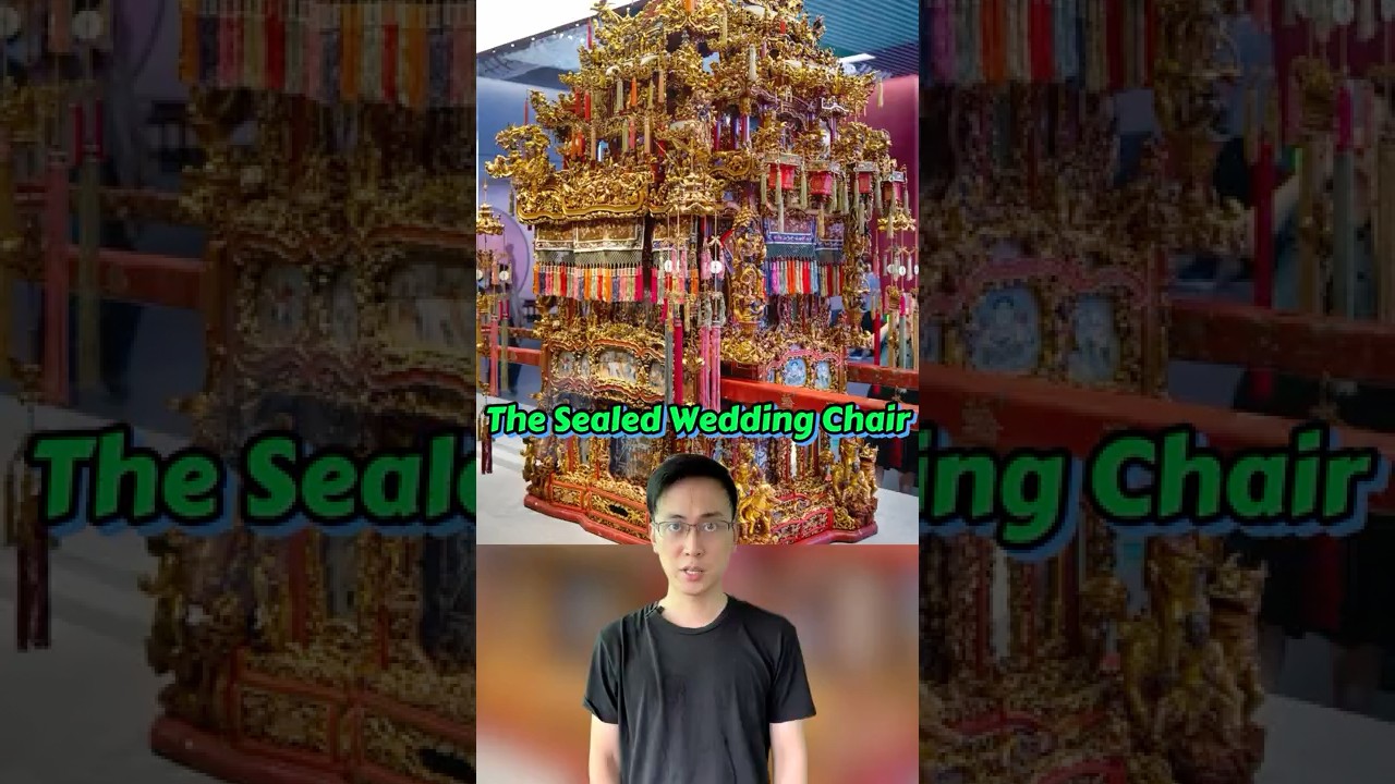 The Sealed Wedding Chair #learnchinese #chineseculture #wedding #chinesewedding #vechiles #history