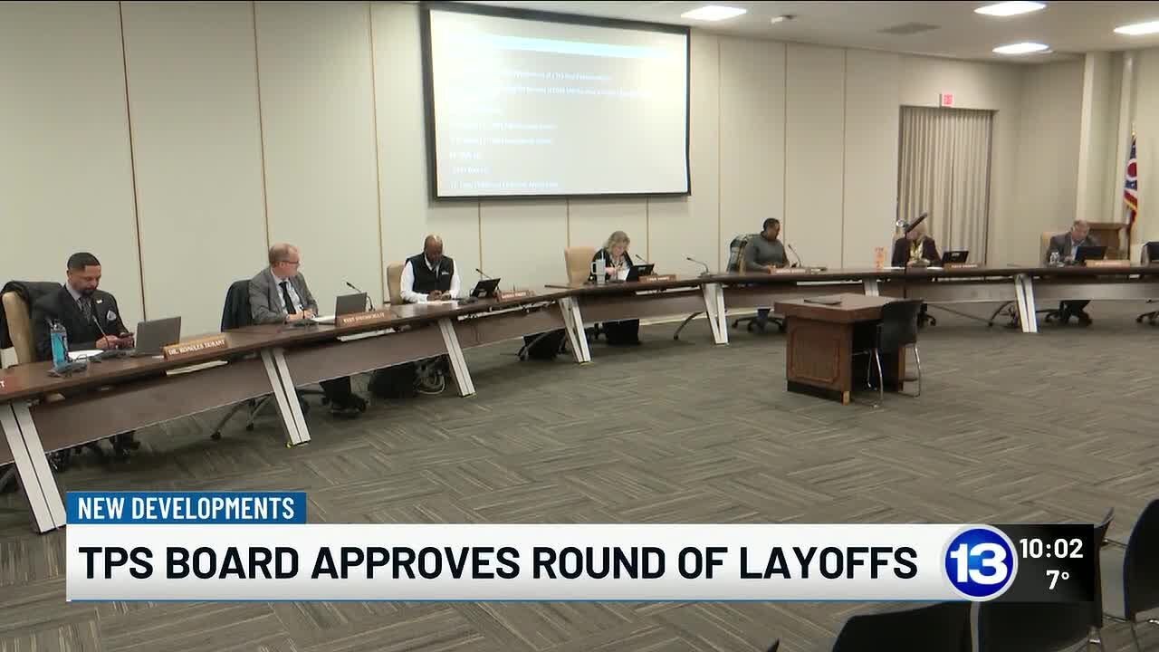 Toledo Public Schools board approves layoffs amid budget crisis