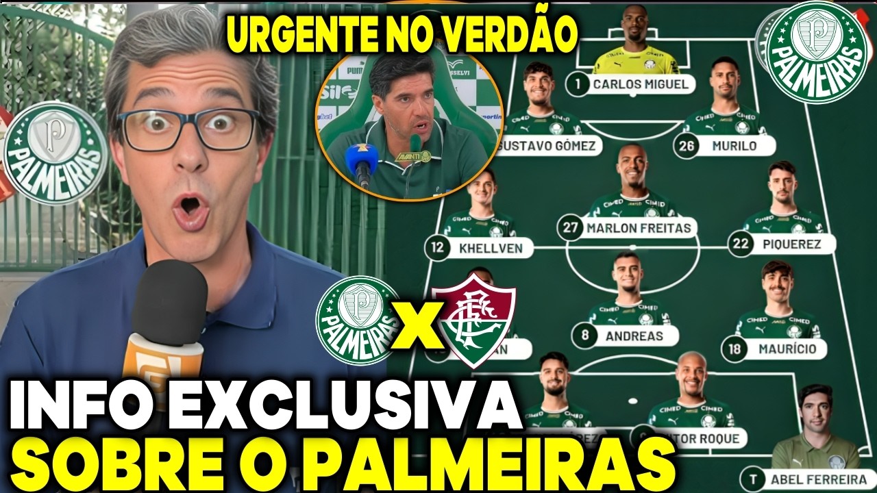 URGENTE NO VERDÃO! REVIRAVOLTA NO PALMEIRAS 