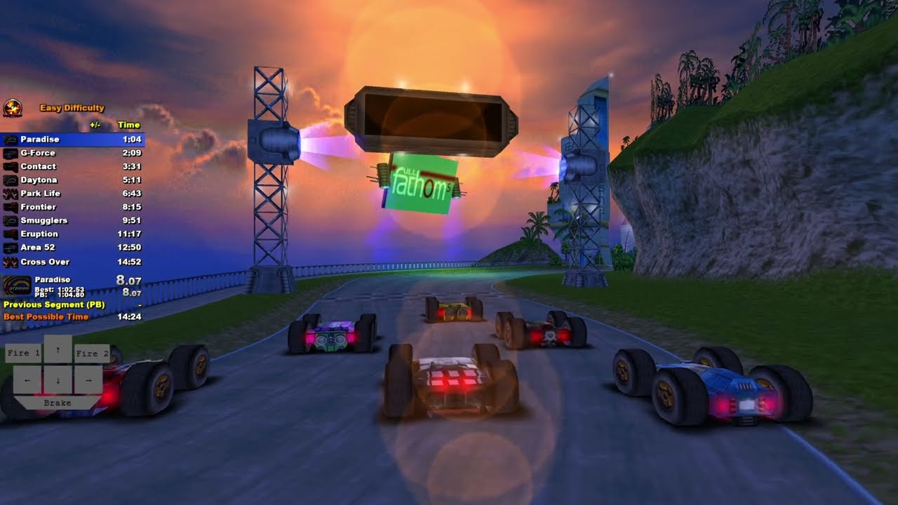 Rollcage Redux - Easy Difficulty Campaign Speedrun - 14:47 [WR]