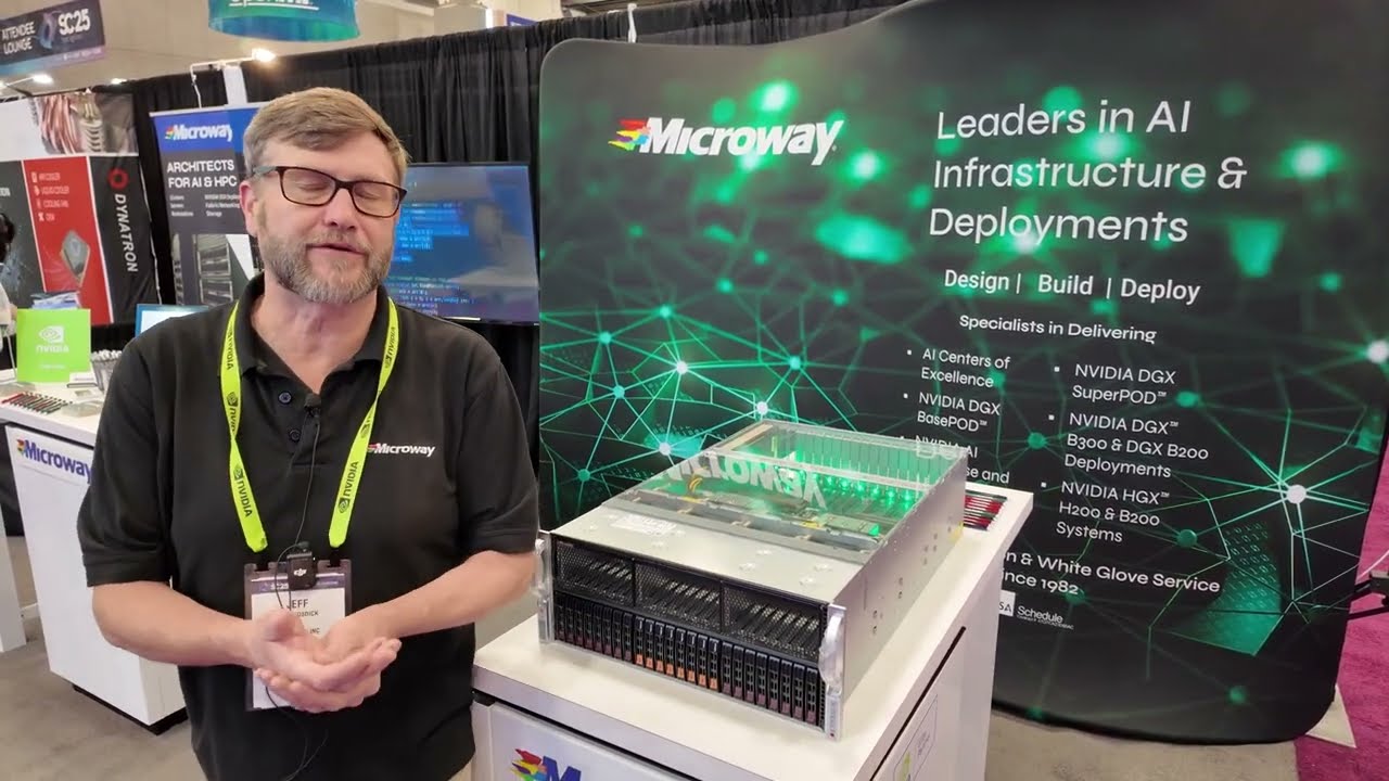 Кластеры графических процессоров Microway от DGX1 до GB300 NVL72 для создания готовой инфраструкт...
