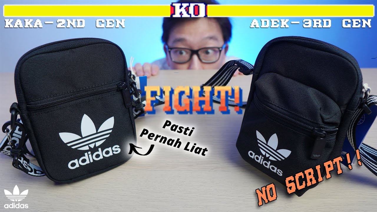 REVIEW GA PAKE SCRIPT Adidas Originals Adicolor Classic Festival Bag Review - MENANG SAPA?
