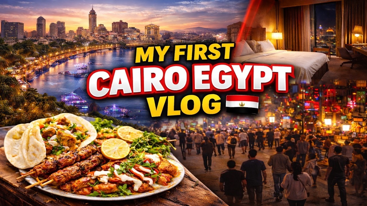 Cairo, Egypt 🇪🇬 (Hotel Tour, Street Food & Belly Dancing)