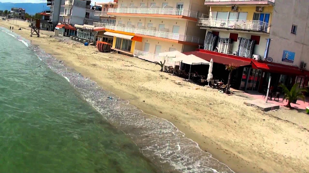 Over beaches Katerini