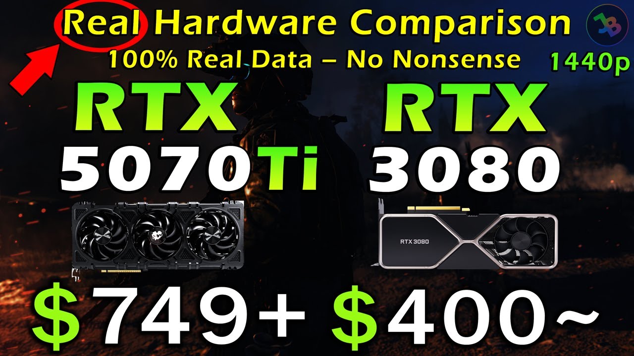 RTX 5070 Ti vs RTX 3080 | REAL Test in 11 Games | 1440p | Rasterization, Ray Tracing, DLSS 4 MFG