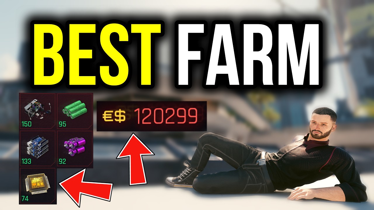 Best Way To Farm XP, Craft Parts & Money in Cyberpunk 2077!!!