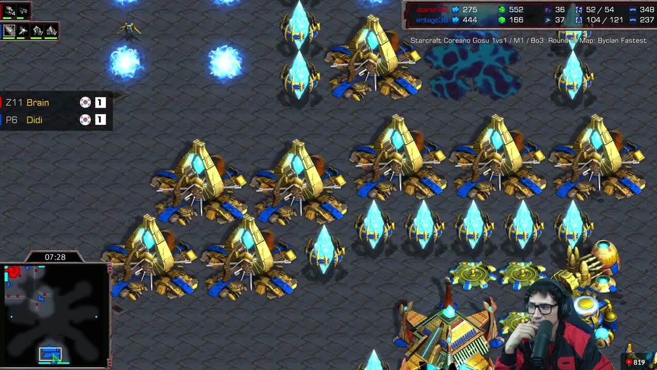 STARCRAFT FASTEST COREANO 🇰🇷 BRAIN vs DIDI 🇰🇷 | M1·BO3·R2-R3