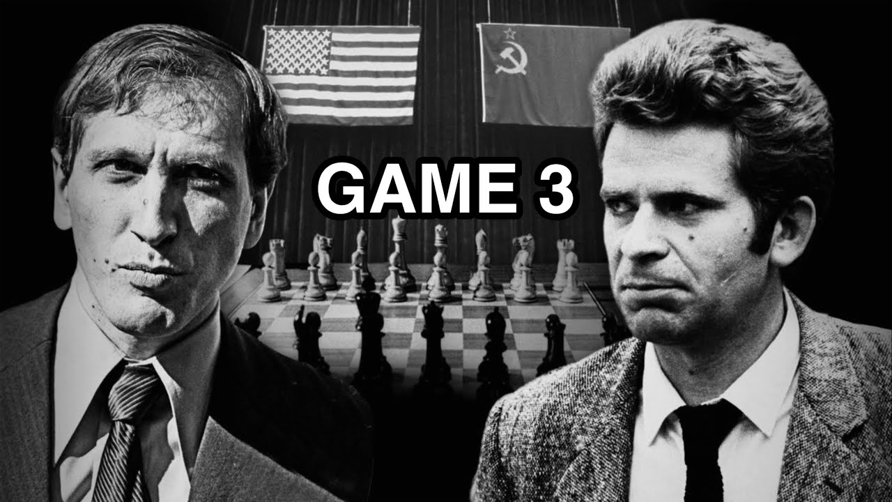 Boris Spassky vs Bobby Fischer | World Championship Match (1972) - Game 3