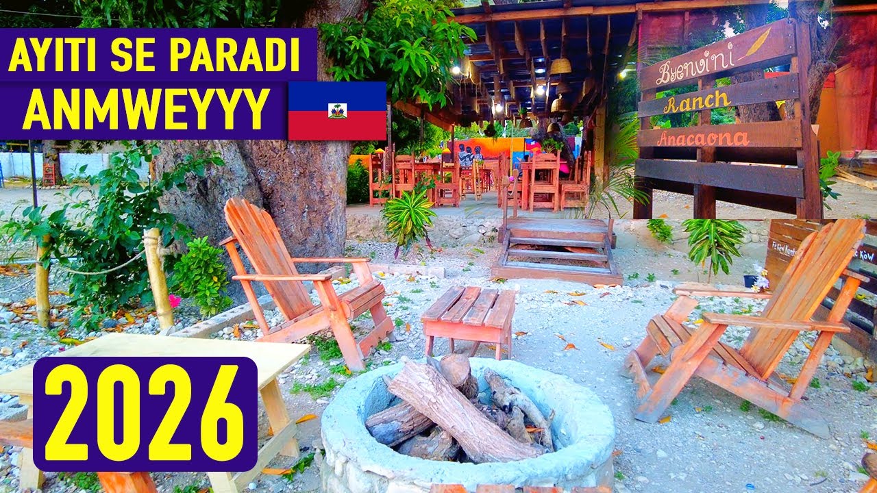 Anmweyy sa bèl gade yon bèl restoran nan jaden yon moun kreye ~ Ranch Anacaona Passe Reine Ennery