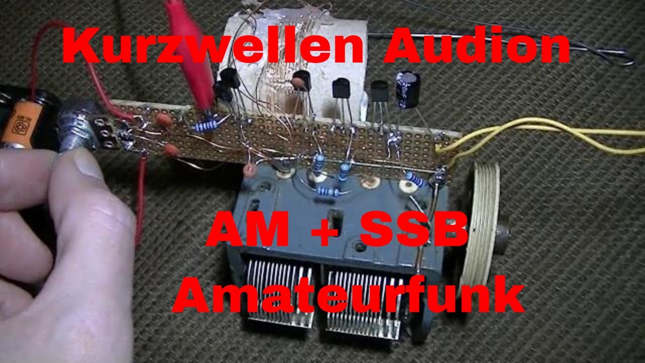 Kurzwellen Audion mit R&uuml;ckkopplung Schaltplan - eflose #909
