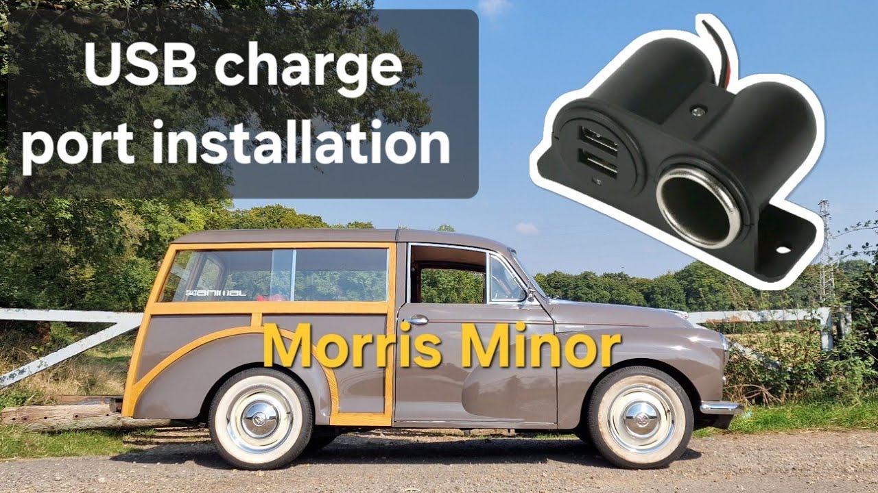 Установка USB-разъема для зарядного устройства Morris Minor. Инструкция.