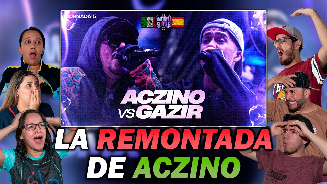 🔥¡BATALLÓN TRASCENDENTAL! - COLOMBIANOS REACCIONAN a ACZINO vs GAZIR [FMS WORLD SERIES SUPERLIGA]