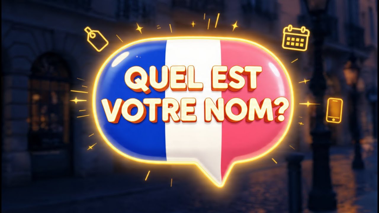 Learn French: How to Ask for Personal Information (Name, Age, Address)