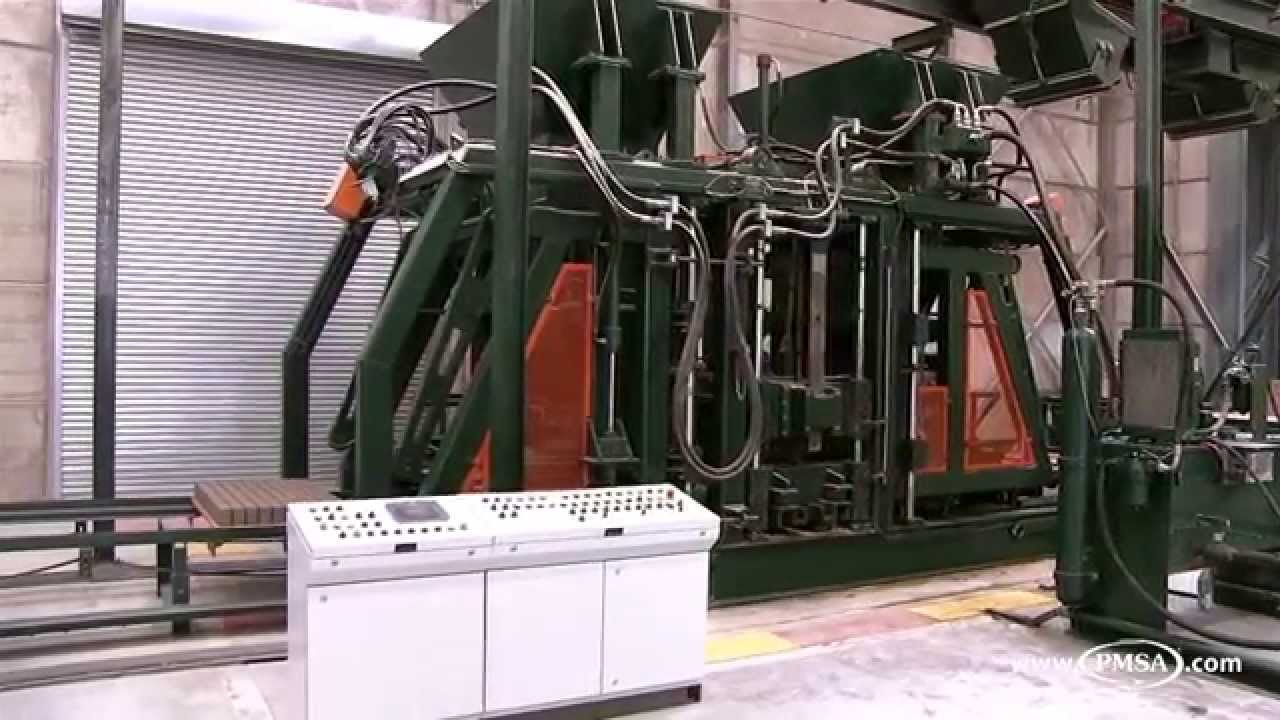 PMSA - The RE1400 Brick & Block Machine