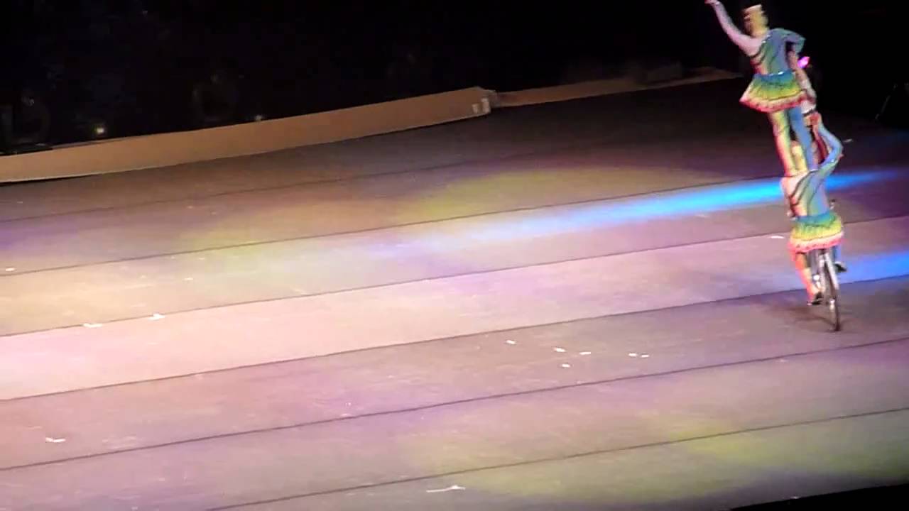 China National Acrobatics Troupe - Bicycle Stunt @Araneta Coliseum on 2011 New Years Day