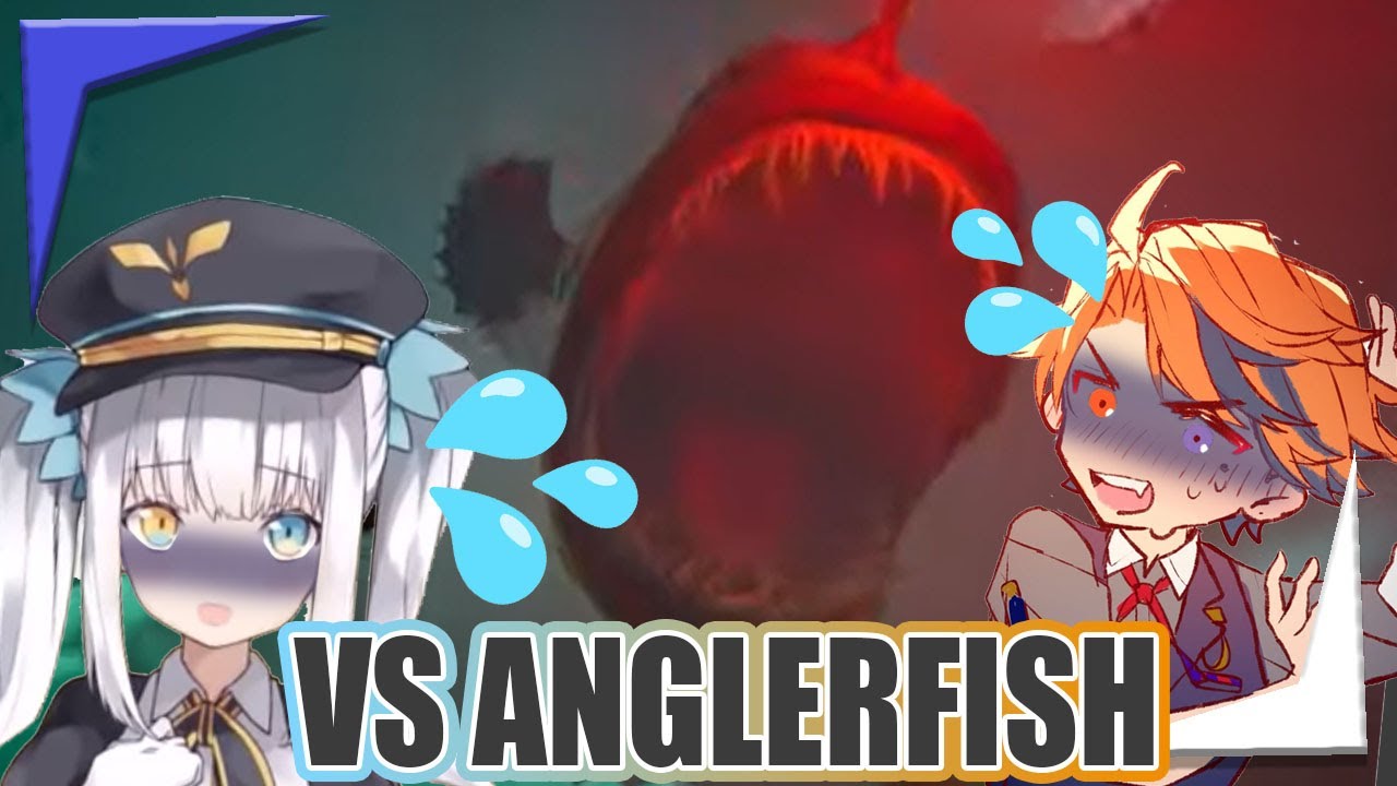 Roberu and Mea are deathly horrified of the anglerfish 【Holostars EngSub】