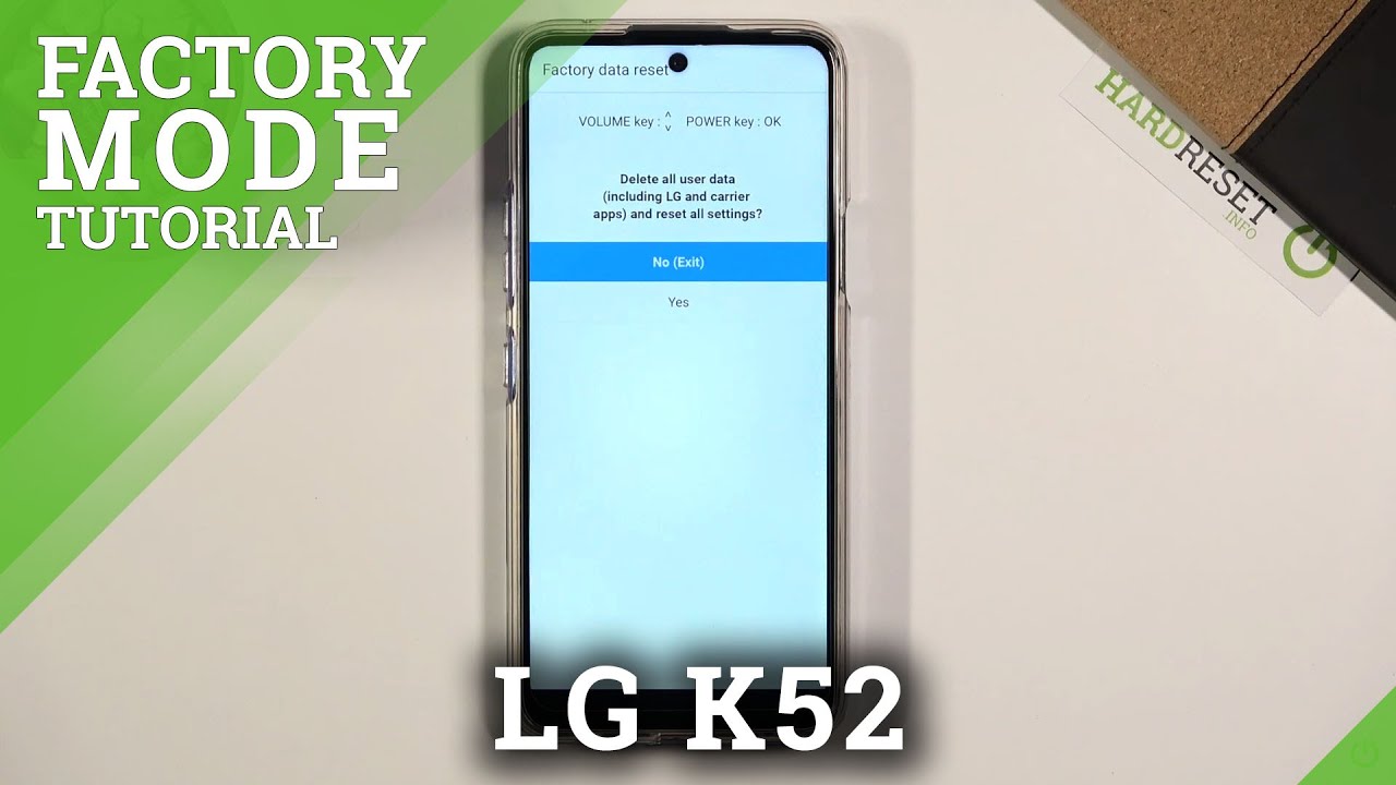 How to Enter Recovery Mode in LG K52 &ndash; Factory Mode