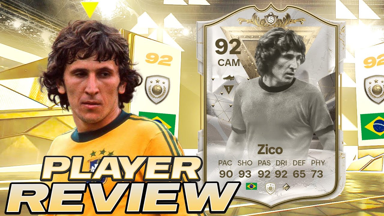 👀92 CENTURIONS ICON ZICO PLAYER REVIEW - EA FC 24 ULTIMATE TEAM