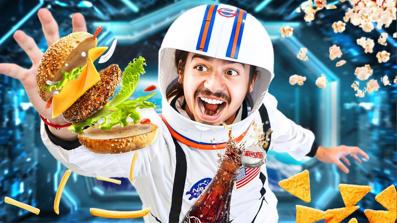 Eating ONLY Space Food for 24 Hours!!