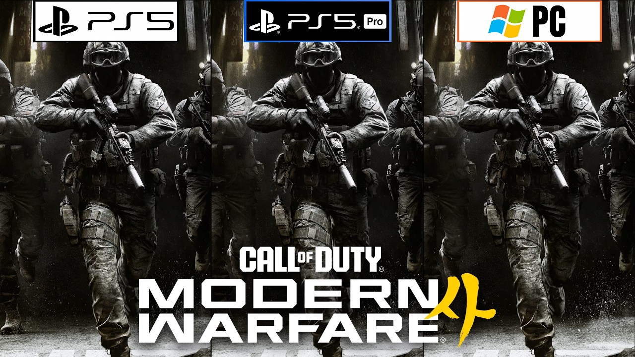 Call of Duty: Modern Warfare 4 PS5 vs PS5 Pro vs PC - Framerate - Graphics Comparison - 4K