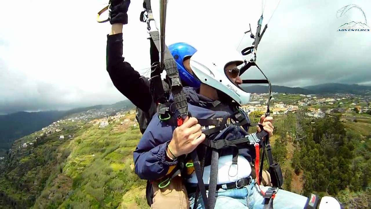 Maciel Lopes Paragliding Tandem Flight in Canhas - Madeira