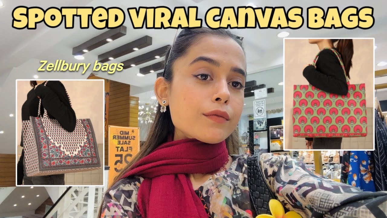 Spotted Trendy Items at Tariq Road 🛍️ // Zellbury Viral Camvas Bags, One Dollar Shop Visit