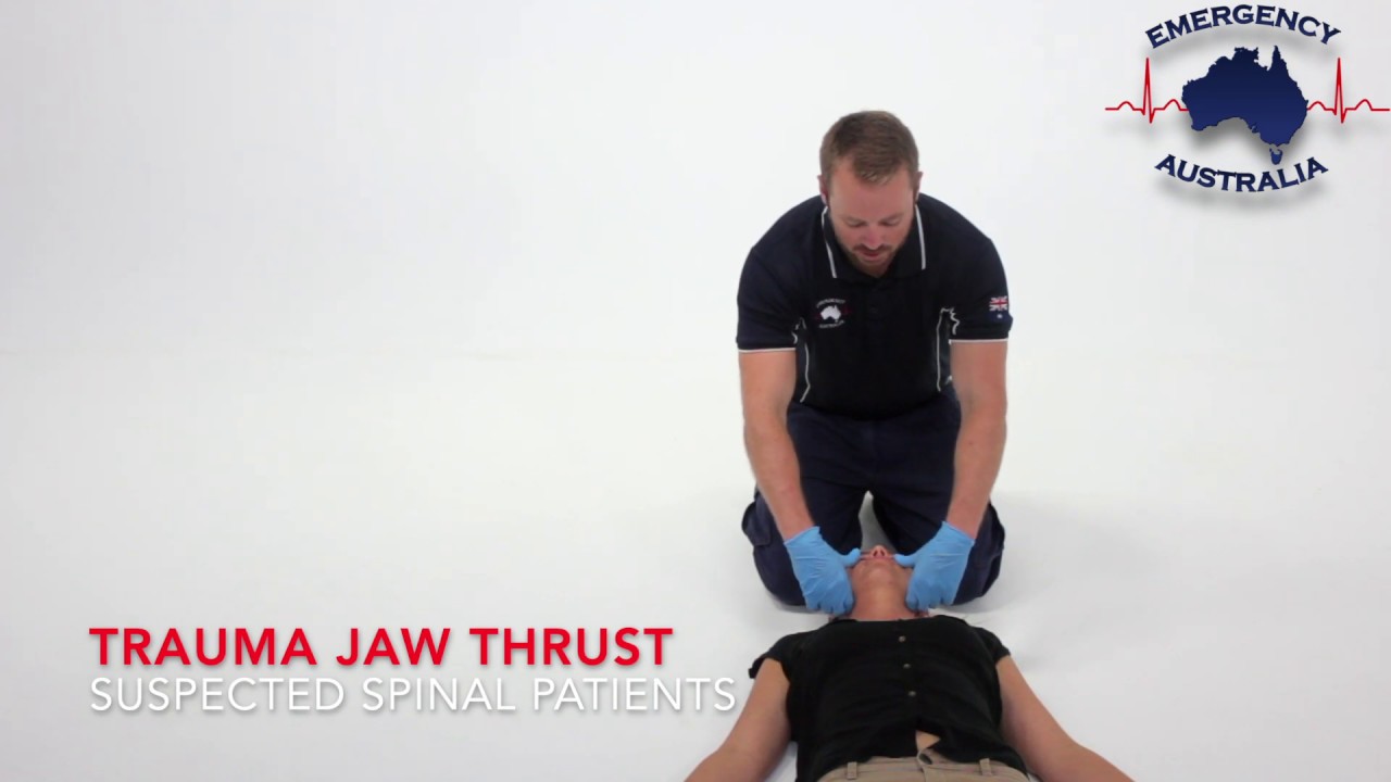 First Aid Basics: Trauma Jaw Thrust (Emergency Australia)