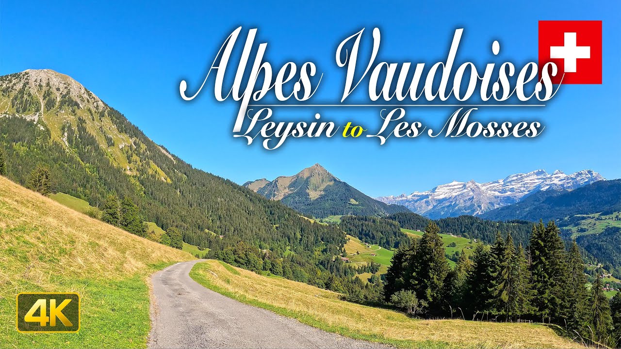 Driving 'Off The Beaten Path' on narrow winding Alpine Roads in the Swiss Alps 🇨🇭