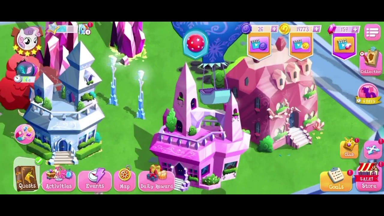 How much pony did I get in January in MLP FIM gameloft 