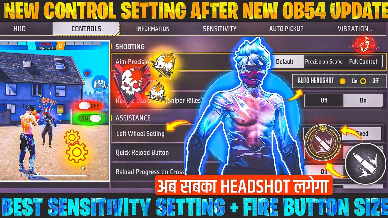 New Control Settings Free Fire After OB 54 Update 2026 | Free Fire Control Setting Full Details | FF