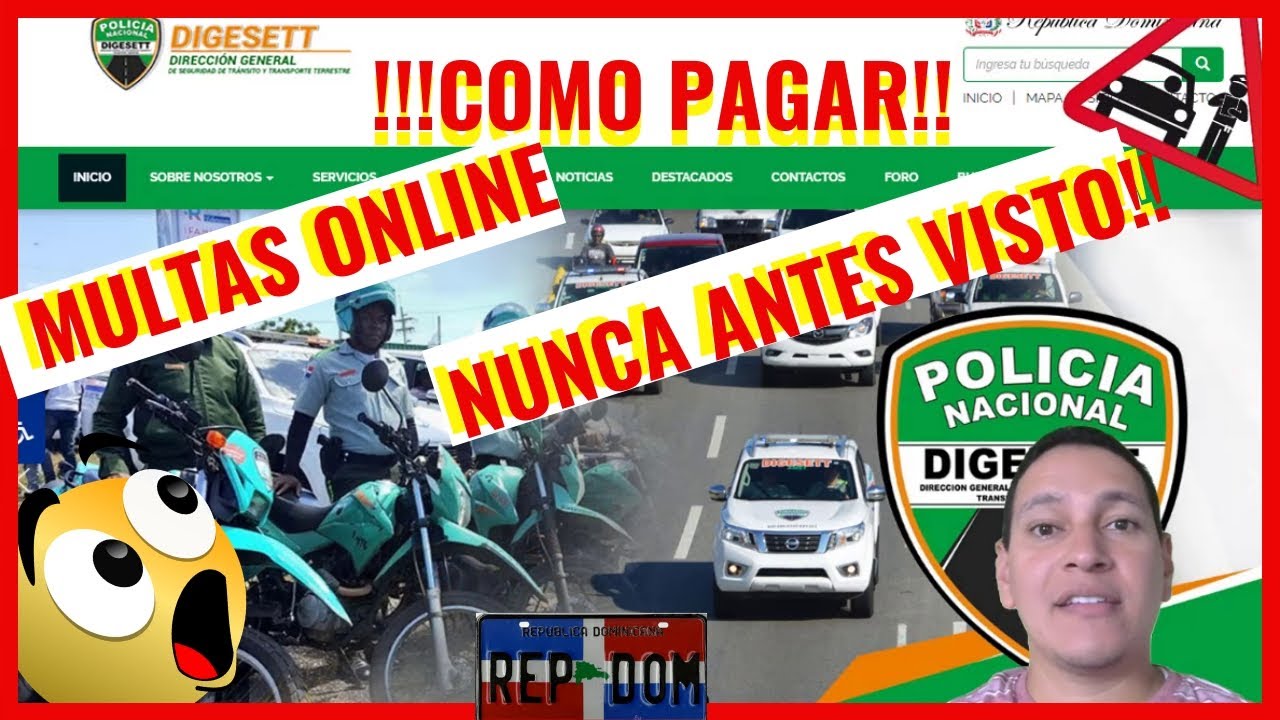 🚨🆘 &iquest;Multas de tr&aacute;fico en RD? 🤔 No te preocupes,  c&oacute;mo pagarlas en l&iacute;nea de manera f&aacute;cil y r&aacute;pida ⏰💰