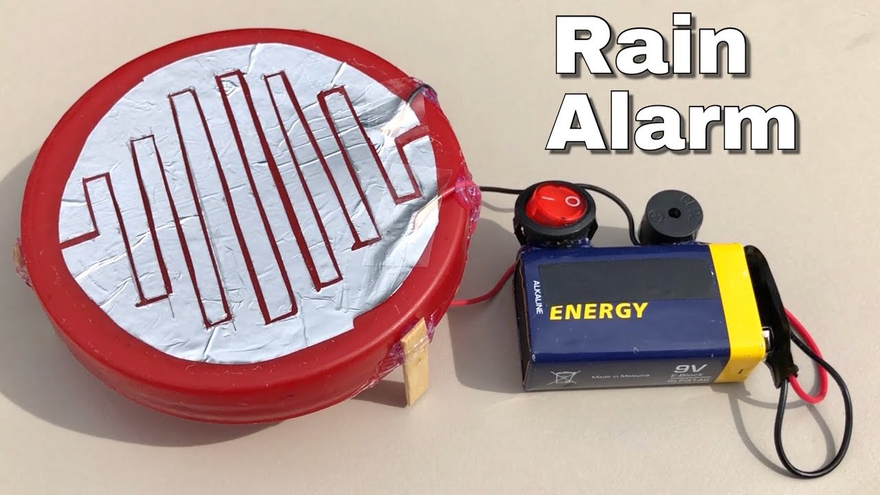 How to Make Rain indicator - Electric Water Alarm