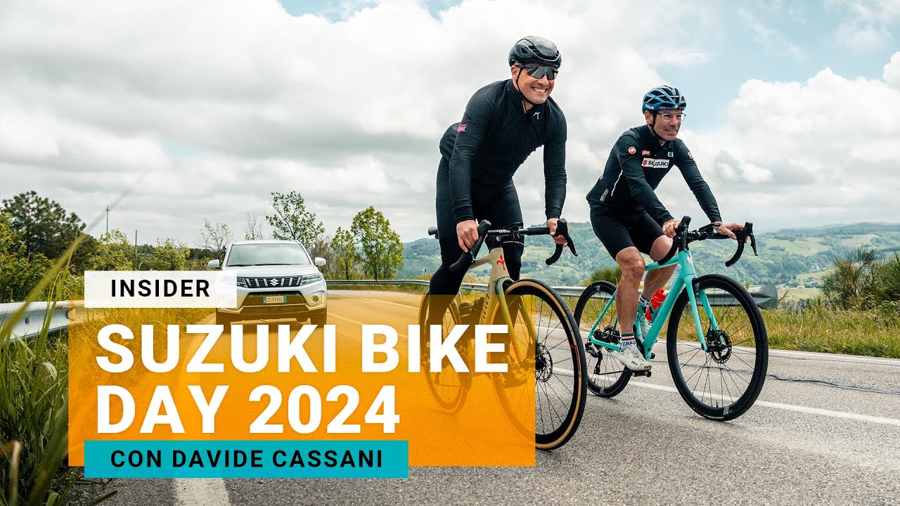 Con Cassani sul percorso del Suzuki Bike Day