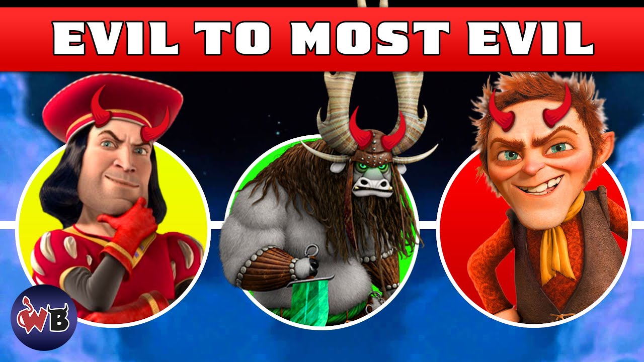 Злодеи Dreamworks Animation: От зла ​​к злу 👿