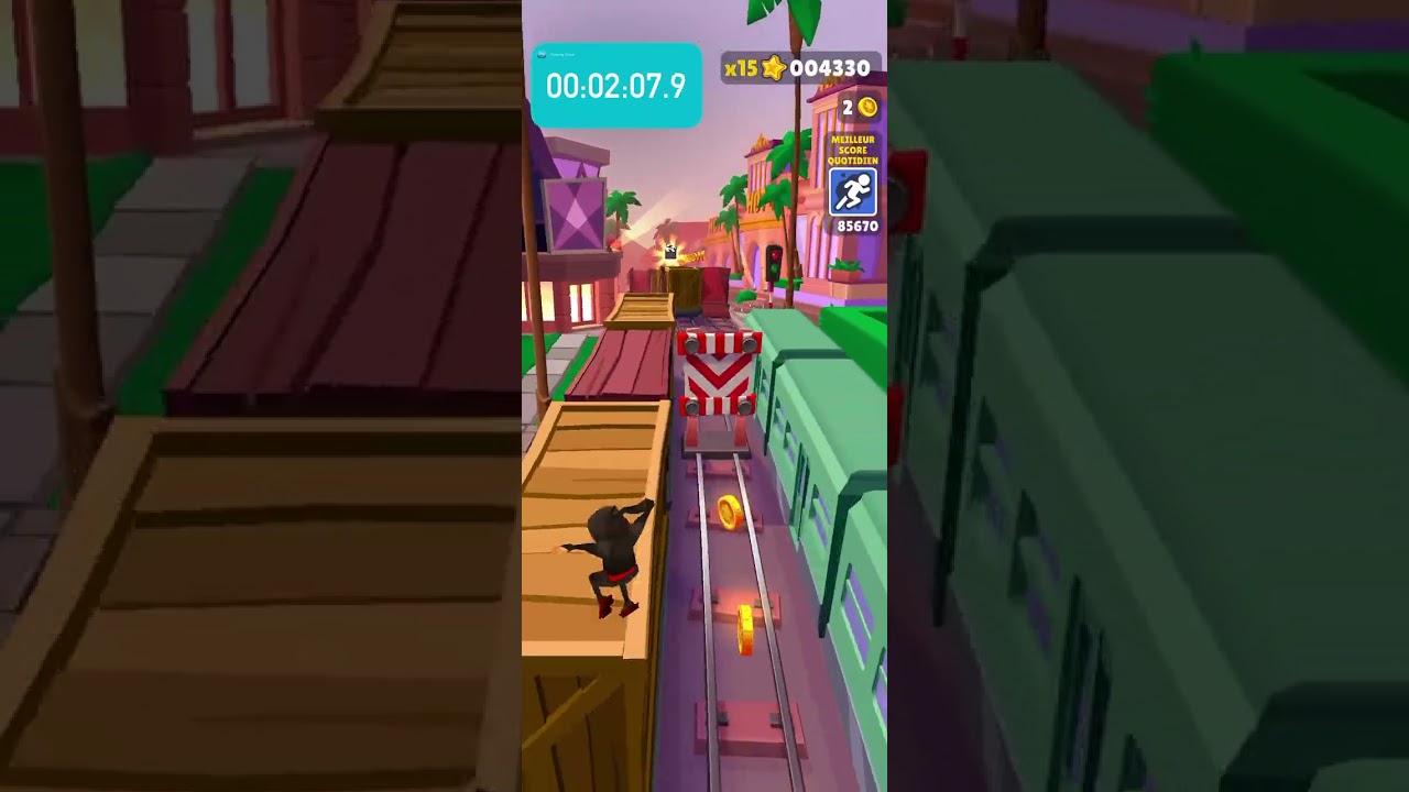 No coins ou pas je m’entraîne video subway surfer iOS 67 